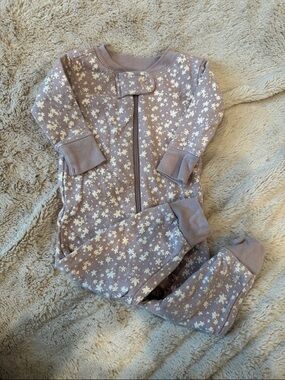 Quincy Mae Lavender Floral Star Print One-Piece